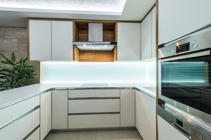 biała kuchnia w akrylu